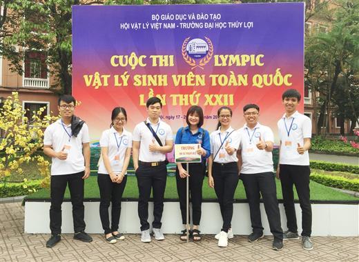 Sinh viên khoa Vật lý đạt giải trong cuộc thi Olympic toàn quốc